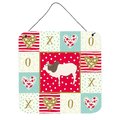 Carolines Treasures 6 x 6 in. Malvi Cow Love Wall or Door Hanging Prints CK5257DS66